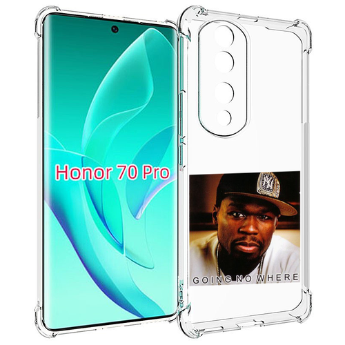 Чехол MyPads 50 Cent - Going No Where для Honor 70 Pro / 70 Pro Plus задняя-панель-накладка-бампер