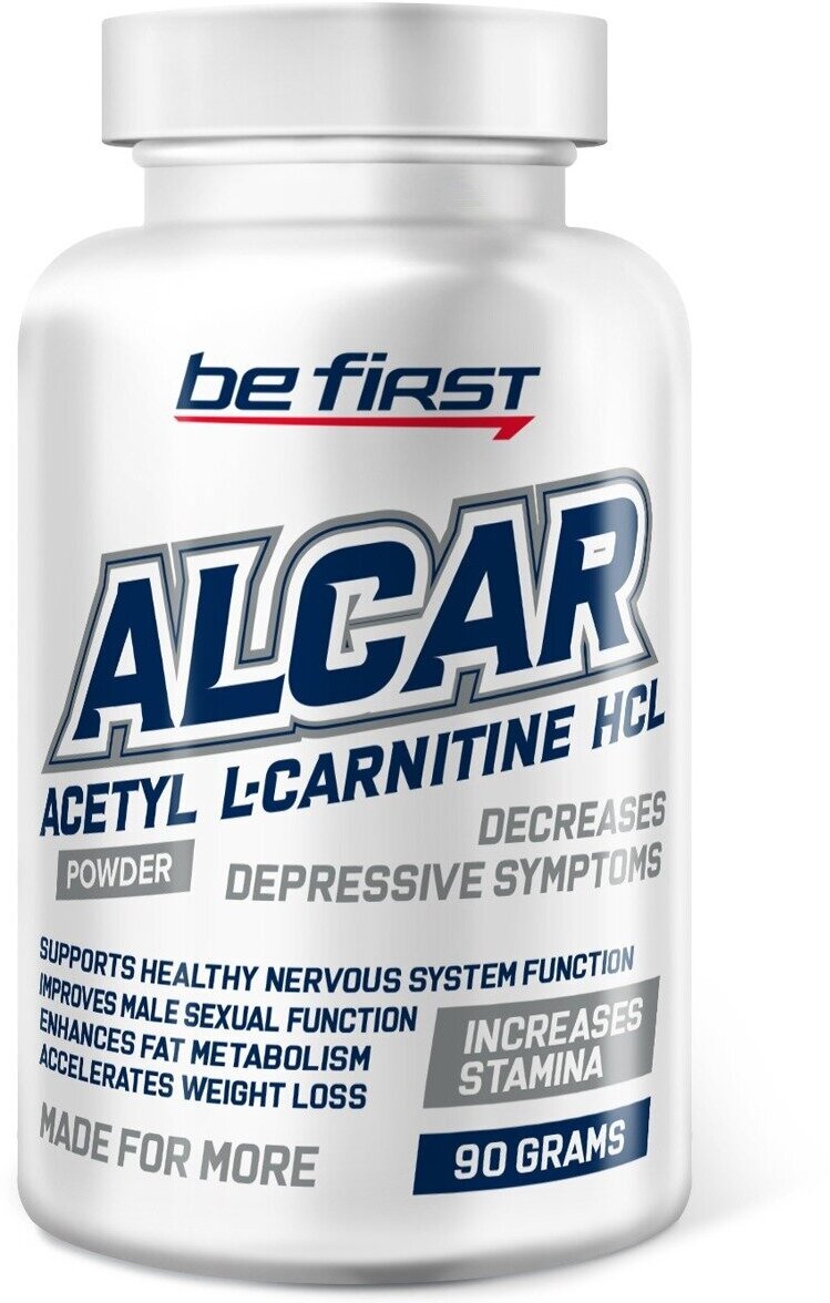 Ацетил L-Карнитин Be First ALCAR powder (ацетил л-карнитин) 90 г, Нейтральный