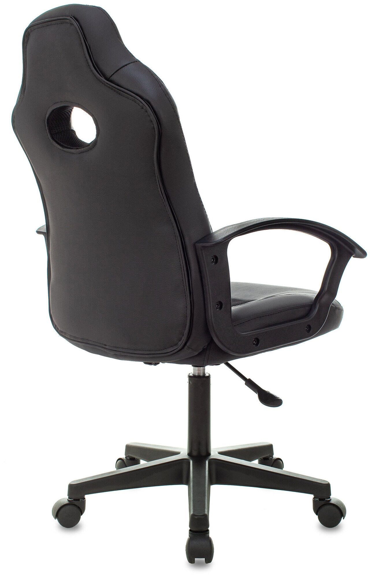 Кресло ZOMBIE игровое 11LT черный текстиль/эко.кожа на колес. пластик черный - фотография № 2