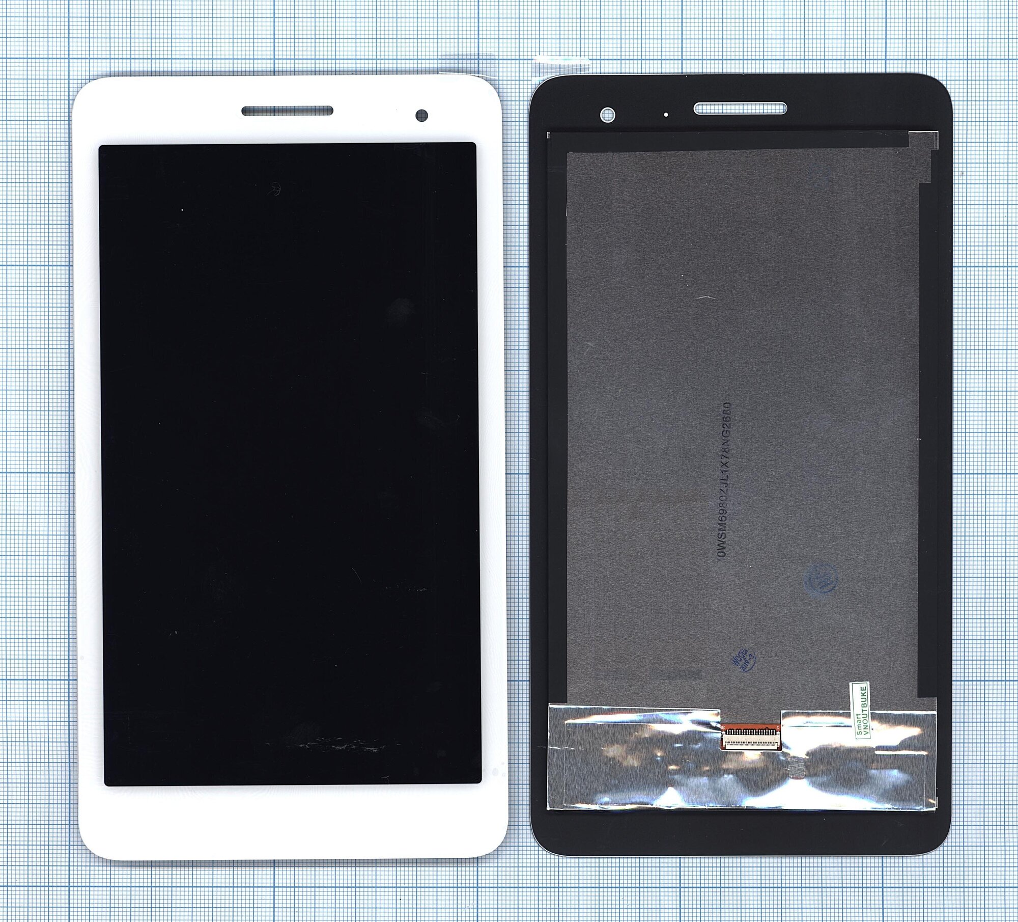 Модуль (матрица + тачскрин) для Huawei MediaPad T1 (T1-701U) белый