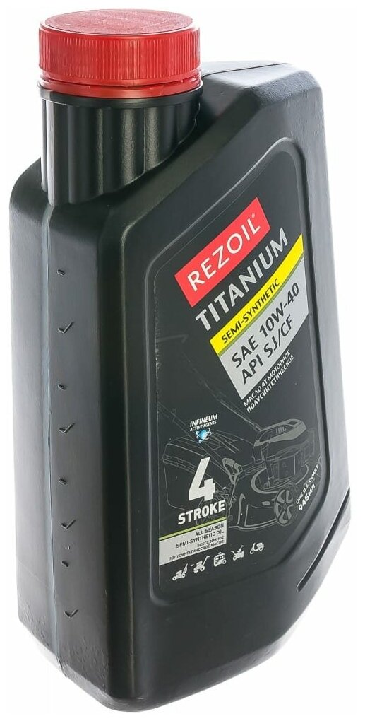 REZOIL Масло TITANIUM 4-т. п/синт. до -30, SAE 10W-40 API SJ/CF 0,946 л.,