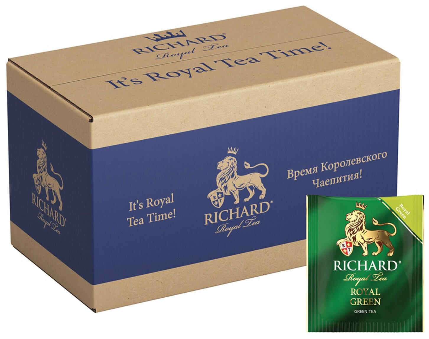 Чай черный Richard Royal Green, в пакетиках, 200 пак.