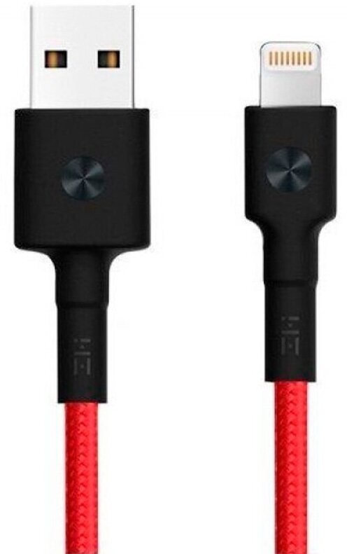 Кабель USB/Lightning ZMI MFi 30 см (AL823) красный