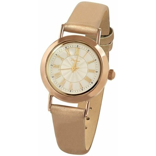 Наручные часы Platinor женские, кварцевые, корпус золото, 585 пробасеребряный
