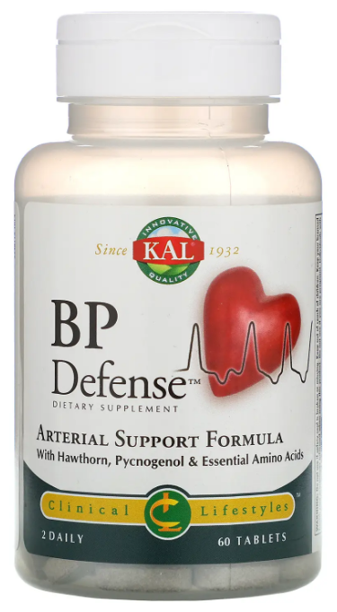 KAL BP Defense Arterial Support Formula (Формула поддержки артерий) 60 таблеток