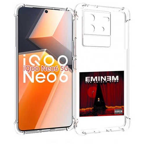 Чехол MyPads THE EMINEM SHOW для Vivo iQoo Neo 6 5G задняя-панель-накладка-бампер чехол mypads the eminem show для honor x8 5g задняя панель накладка бампер