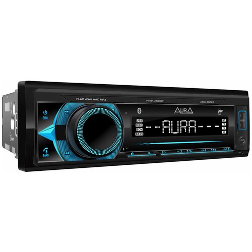 Магнитола AurA AMH-550PS с парктроником / bluetooth / USB / 51Вт ресивер