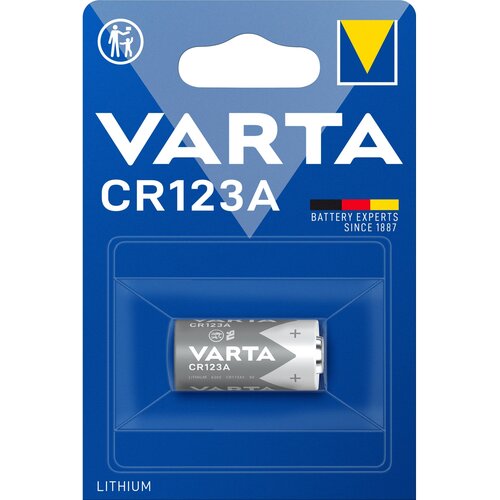 Батарейка Varta Professional CR123A BL1 Lithium 3V (6205) (1/10/100) батарейка kodak cr123 cr123a 3v 3 шт