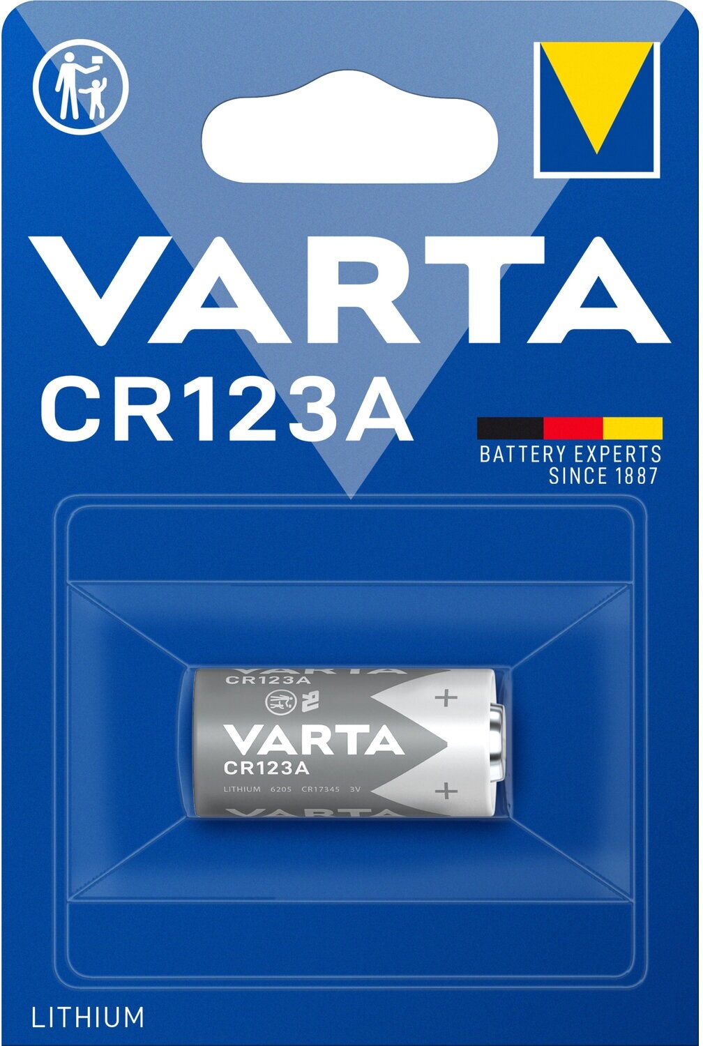 Батарейка Varta CR123 Industrial Pro