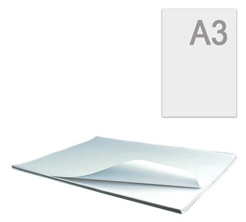 Ватман формат А3 (297 х 420 мм), 1 лист, плотность 200 г/м2, гознак С-Пб, 100 шт