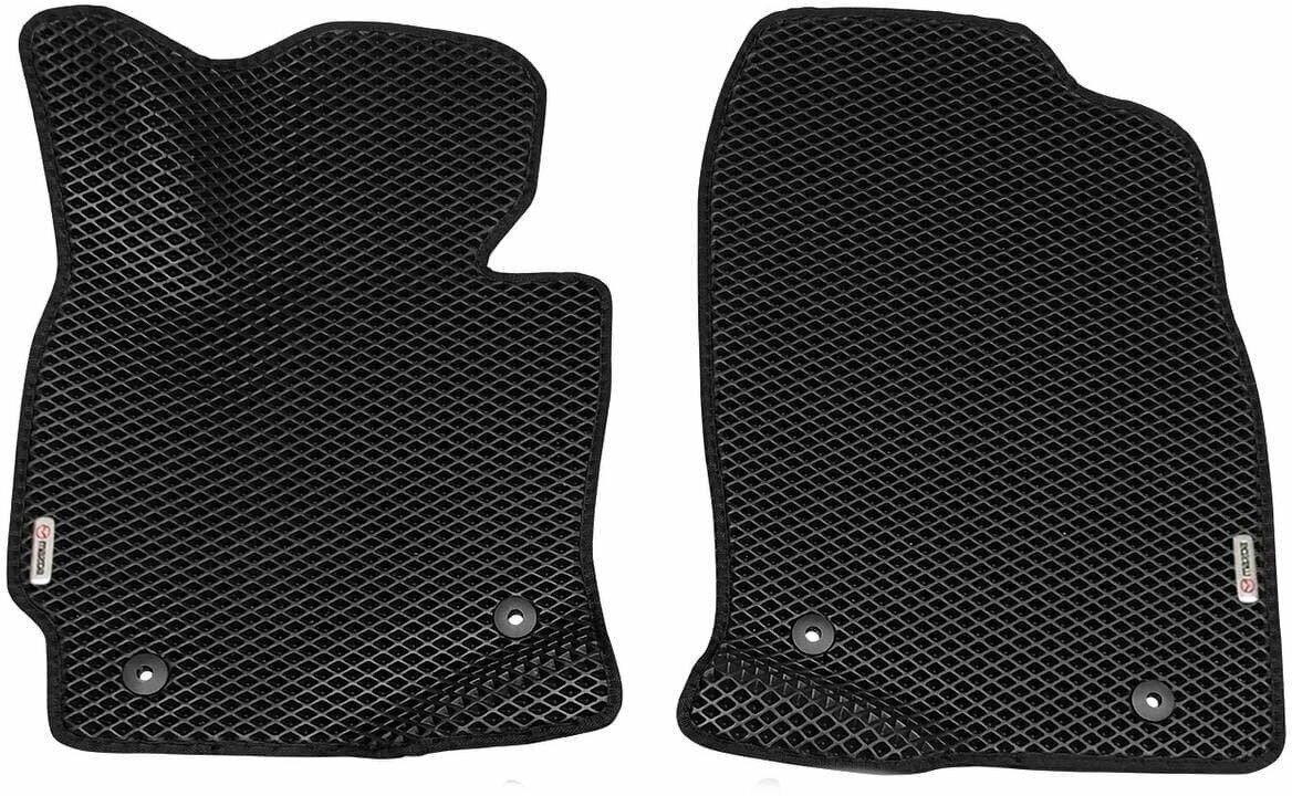 Автомобильные передние коврики EVA для MAZDA CX-5 (I) / Мазда СХ-5 / 2011-2017 + 2 логотипа