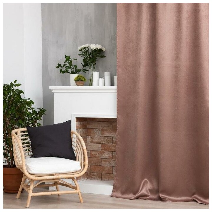 фото Тюль Этель Однотонный на ленте