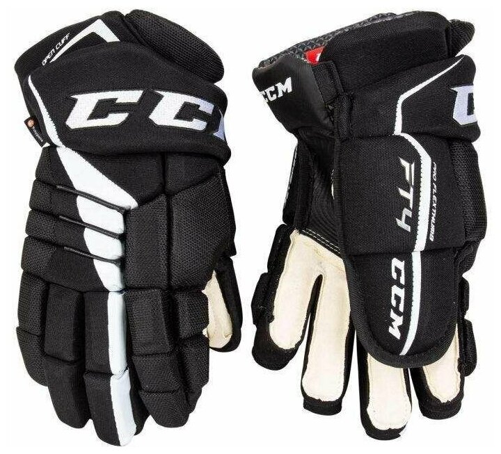 Перчатки Ccm Jetspeed Ft4 Sr (blk/wht 15")