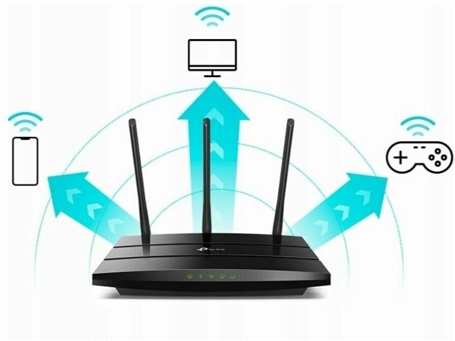 Wi-Fi роутер TP-LINK , черный - фото №5