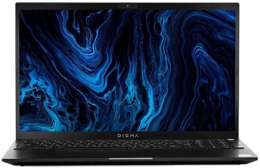 Ноутбук Digma Pro Sprint M, 15.6" (1920x1080) IPS/Intel Core i3-1115G4/8ГБ DDR4/256ГБ SSD/UHD Graphics/Windows 11 Pro, черный [DN15P3-8CXW02]