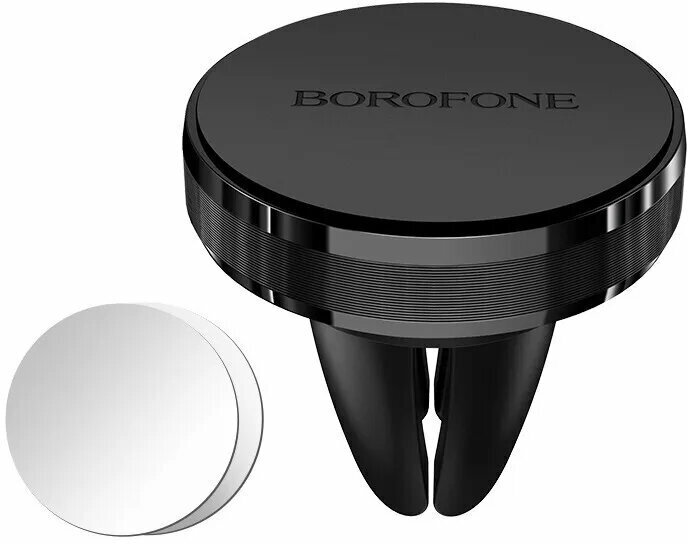 Автодержатель магнитный для телефона Borofone BH8 в дефлектор черный
