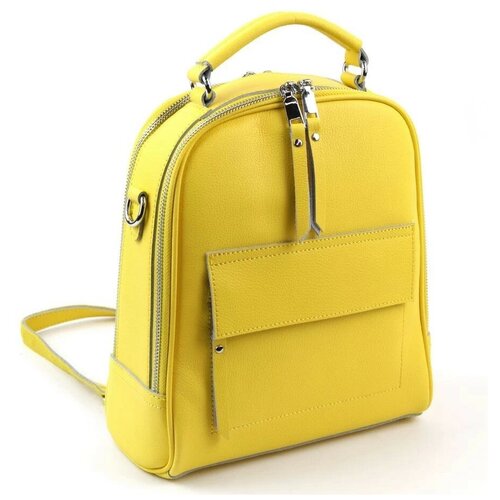 фото Женский кожаный рюкзак 8815-а елоу (120548) fuzi house