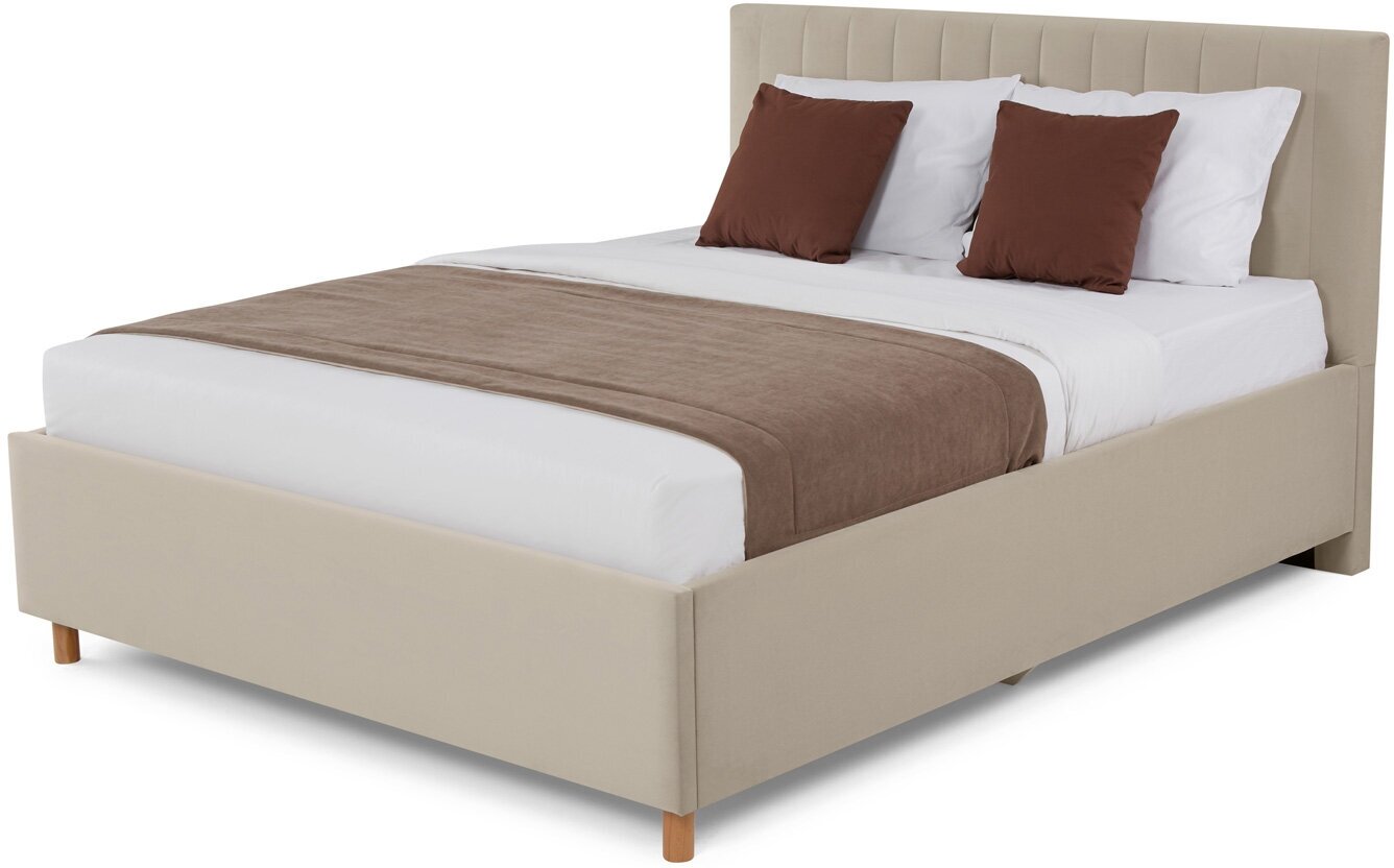 Кровать с подъёмным механизмом Hoff Garda, 152х112х216, цвет светло-бежевый