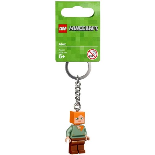 Брелок LEGO Minecraft Alex Key Chain (853819) cute doraemon anime key ring key chain trinket live animal keychains bag chain accessories jewelry gift