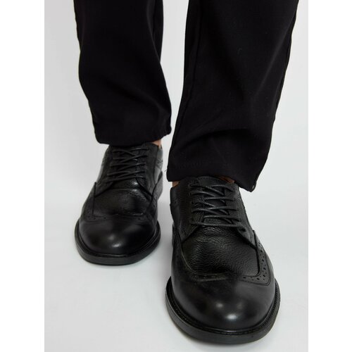 Туфли натуральная кожа, полнота 8, размер 40, черный, серый