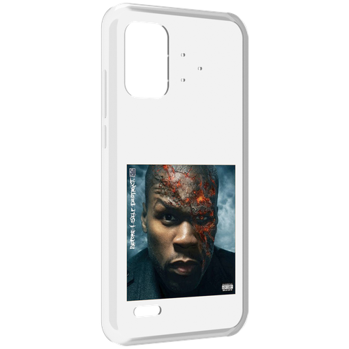 Чехол MyPads 50 Cent - Before I Self Destruct мужской для UMIDIGI Bison Pro задняя-панель-накладка-бампер