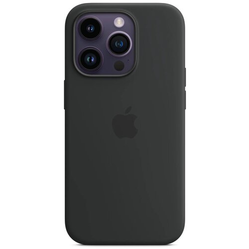 Чехол Apple MagSafe Silicone Case для iPhone 14 Pro «Тёмная ночь» (Midnight) чехол apple silicone case with magsafe для iphone 14 pro midnight