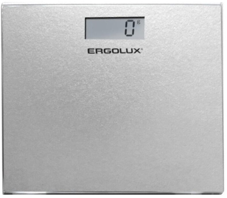 Весы ERGOLUX ELX-SB02-C03 серые металлик, 180 кг - фотография № 3