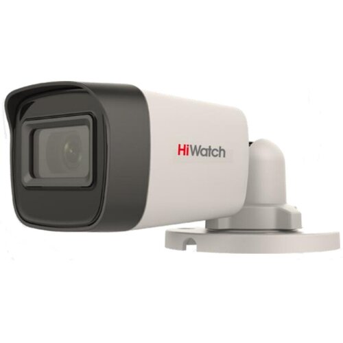 Камера видеонаблюдения аналоговая HiWatch DS-T500C 28-28мм HD-CVI HD-TVI цв корп белый DS-T500C2 441000₽