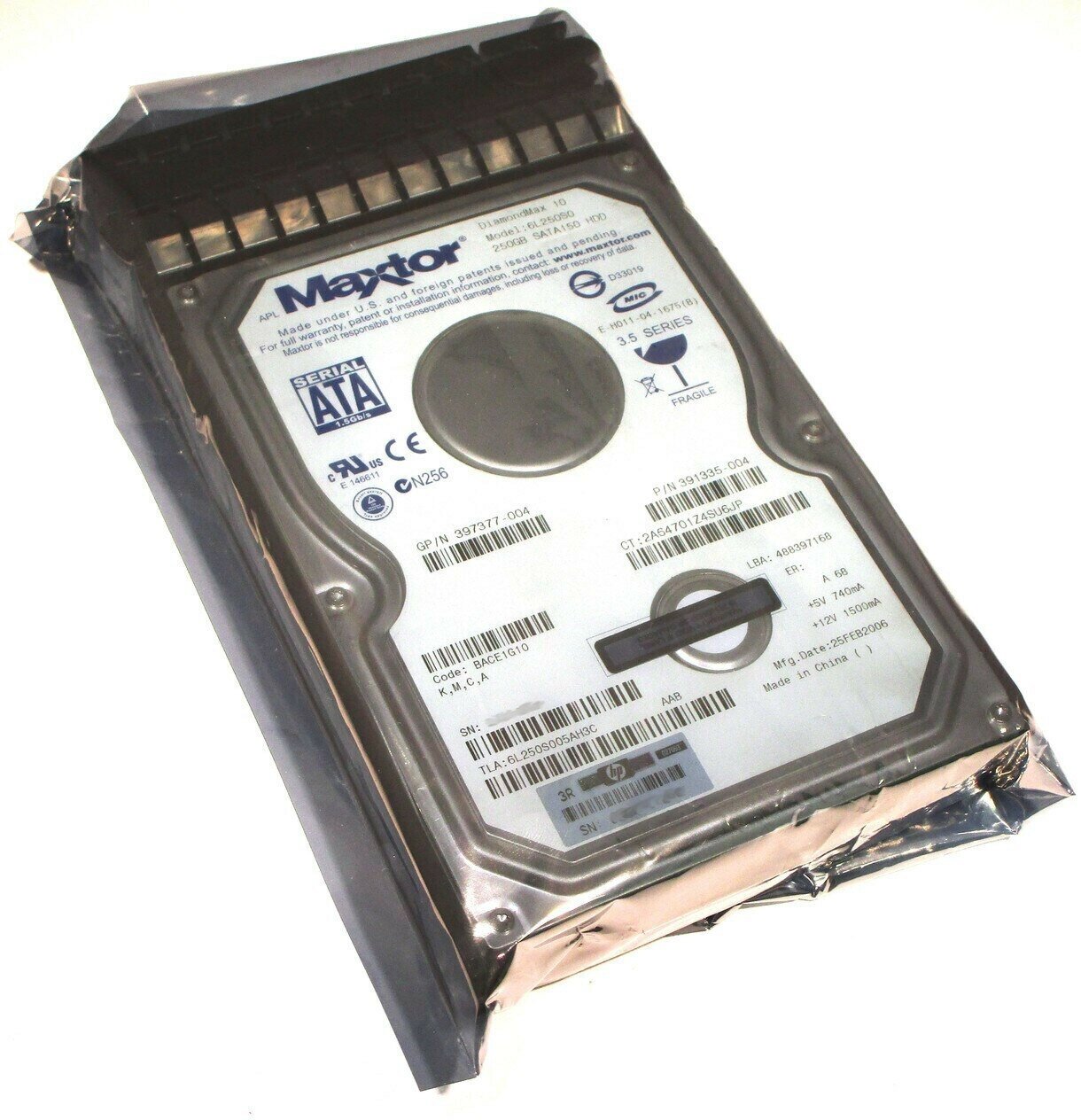Жесткий диск HP SATA 160Gb 7.2K 353044-001