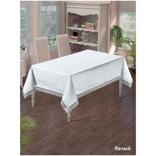 Жаккардовая скатерть броде 11420 Azelya Doco (капучино), Скатерть 160x220