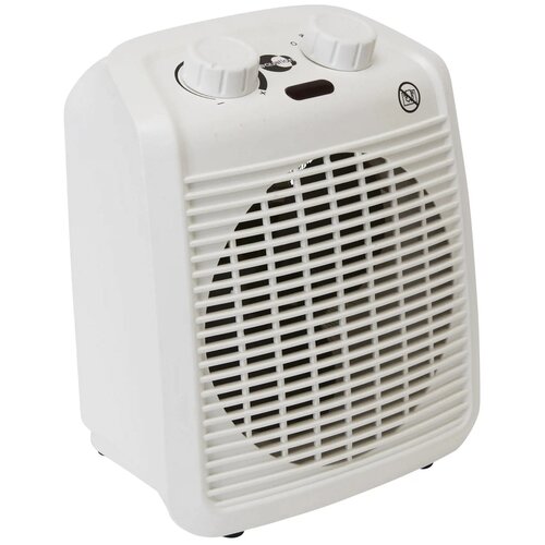 Тепловентилятор спиральный электрический Equation с механическим термостатом 2000 Вт цвет белый Вентилятор тепловой 171000₽