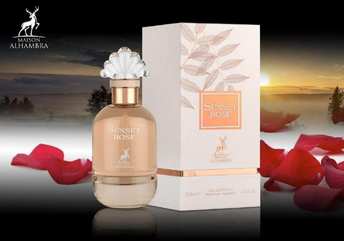 Maison Alhambra Парфюмерная вода женская SUNSET ROSE, 100 мл