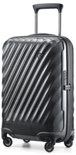 Чемодан NINETYGO Ultralight Luggage, 33 л, размер M, черный