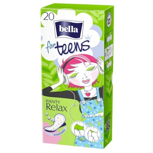 Прокладки ежедневные Bella for teens relax deo ультратонкие 20шт 5900516311605 прокладки active deo экстратонкие 48шт