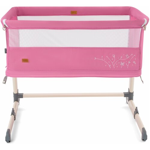 Детская приставная кроватка Nuovita Accanto Calma (Розовый)