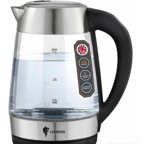Чайники электрические и термопоты LEONORD Чайник электрический Leonord LE- 1507 17 л стекло пластик 104865 414000₽