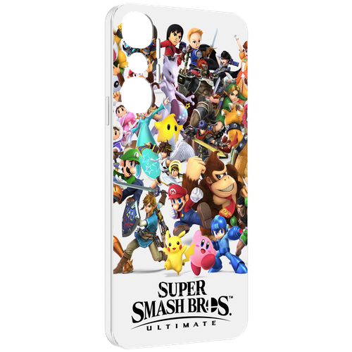 Чехол MyPads Super Smash Bros для Infinix Hot 20 4G задняя-панель-накладка-бампер
