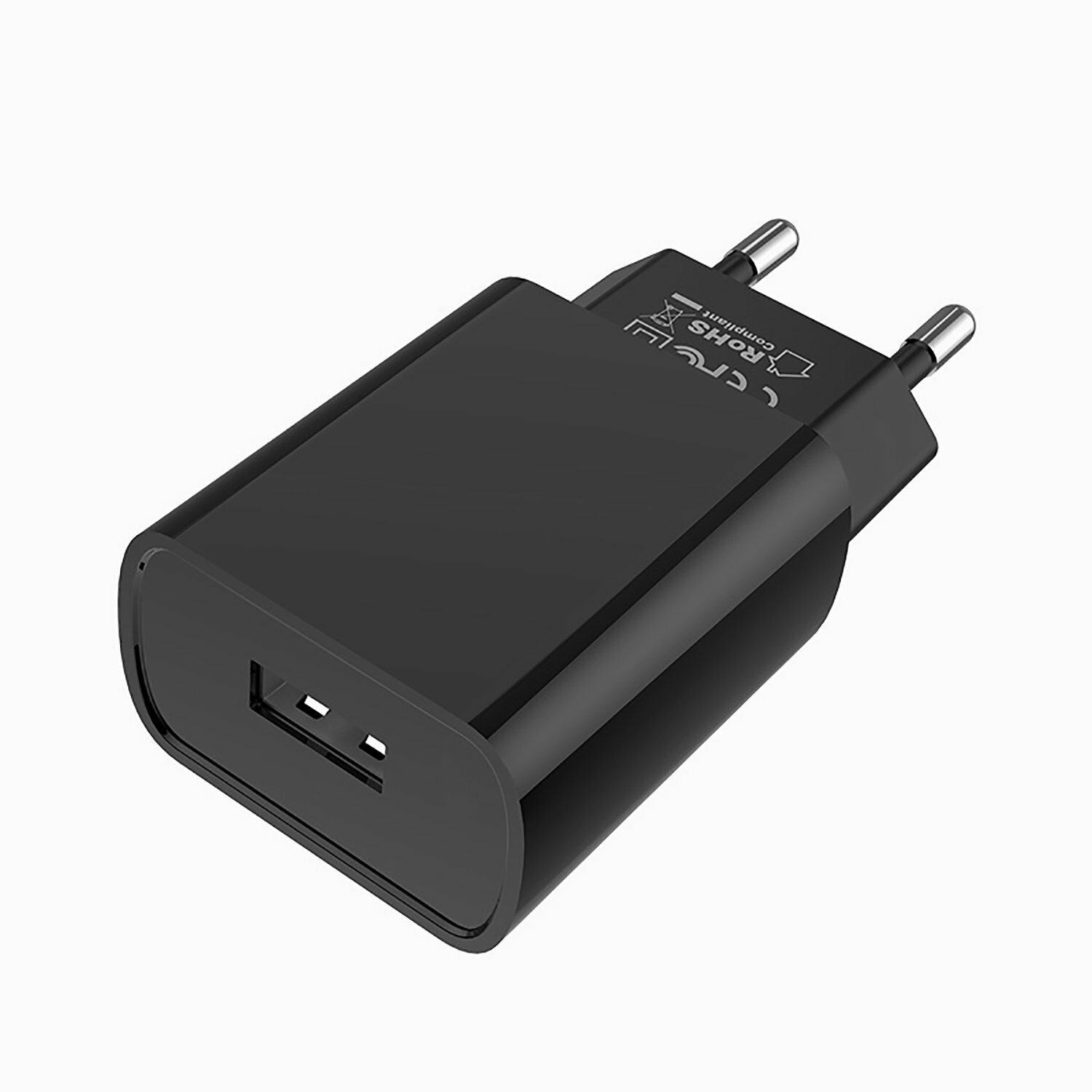 Сетевое зарядное устройство Borofone BA20A Sharp, USB-A, 2.1A, черный Noname - фото №11