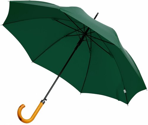 Зонт-трость FARE, полуавтомат, купол 105 см, 8 спиц, зеленый