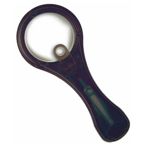 Лупа детская Navir 3x/7x, с подставкой и пинцетом, черная