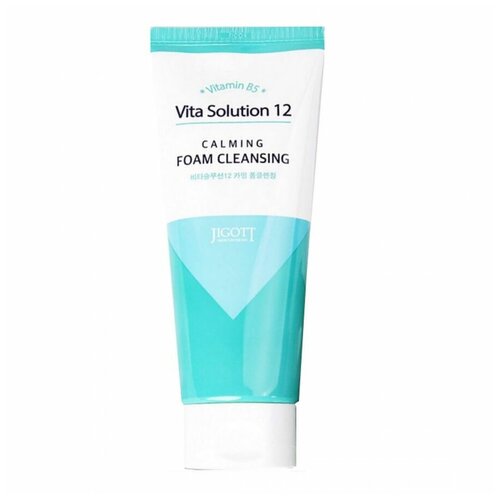 Пена Jigott Очищающая пенка для лица / Vita Solution 12 Calming Foam Cleansing, 180 мл