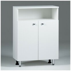 Клик Мебель Комод для ванной комнаты "Вега 5002" белый, 50 х 30,3 х 85,4 см