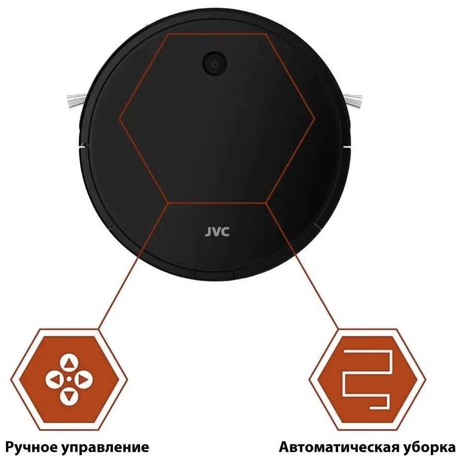 Робот-пылесос JVC JH-VR510, черный - фотография № 7