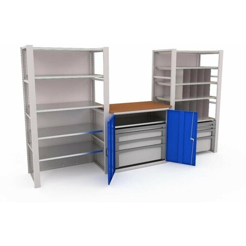 Шкаф модульный для инструмента 3х2000 №6,1960х3450х620