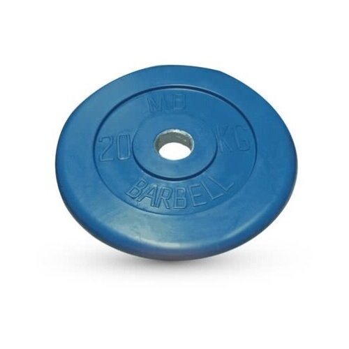 Диск Barbell 443, d 51 мм цветной 20,0 кг