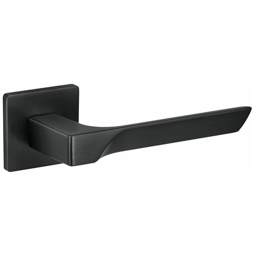 Ручка дверная Fuaro Fly квадратная розетка черная
