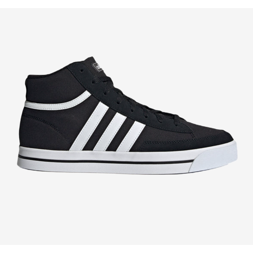 Кеды adidas Retrovulc Mid, размер 8 UK, черный кеды adidas retrovulc размер 7 uk белый