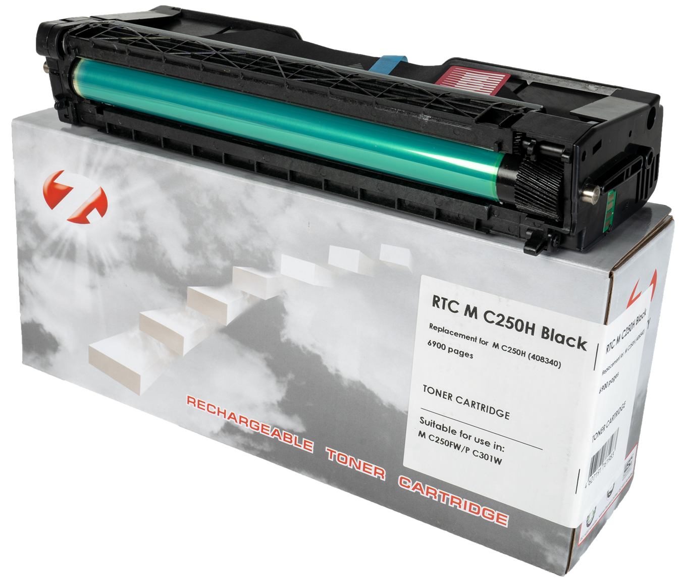 Тонер-картридж 7Q M C250H (408340) для Ricoh M C250FW, P C301W (Чёрный, 6900 стр.)