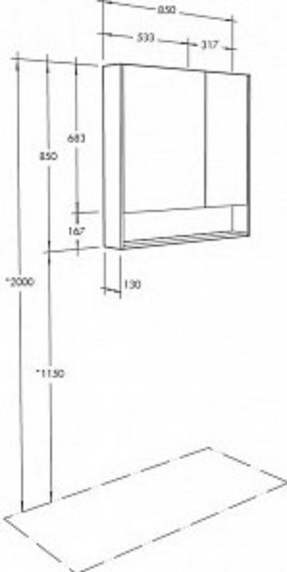 Зеркальный шкаф Акватон Сканди 85 белый/дуб рустикальный (1A252302SDZ90) - фотография № 4