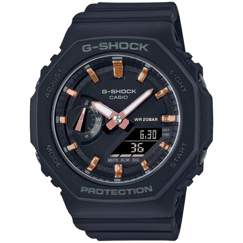 фото Наручные часы casio японские наручные часы casio g-shock gma-s2100-1a, черный